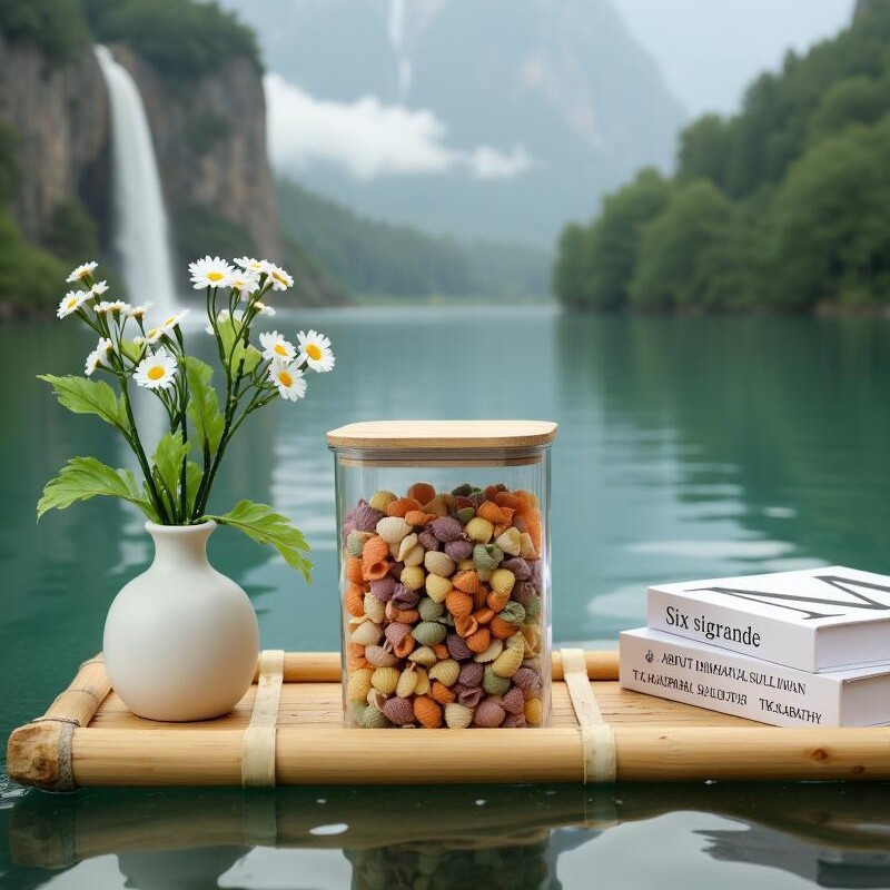 Plastic sealed cans, kitchen food storage cans, food-grade transparent plastic cans, noodle boxes, and grain preservation boxes details Picture