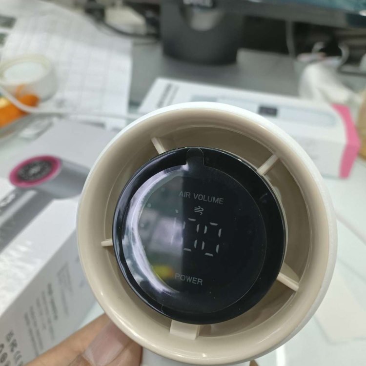 Handheld small fan with digital display of six speeds, high-speed small fan Item Picture