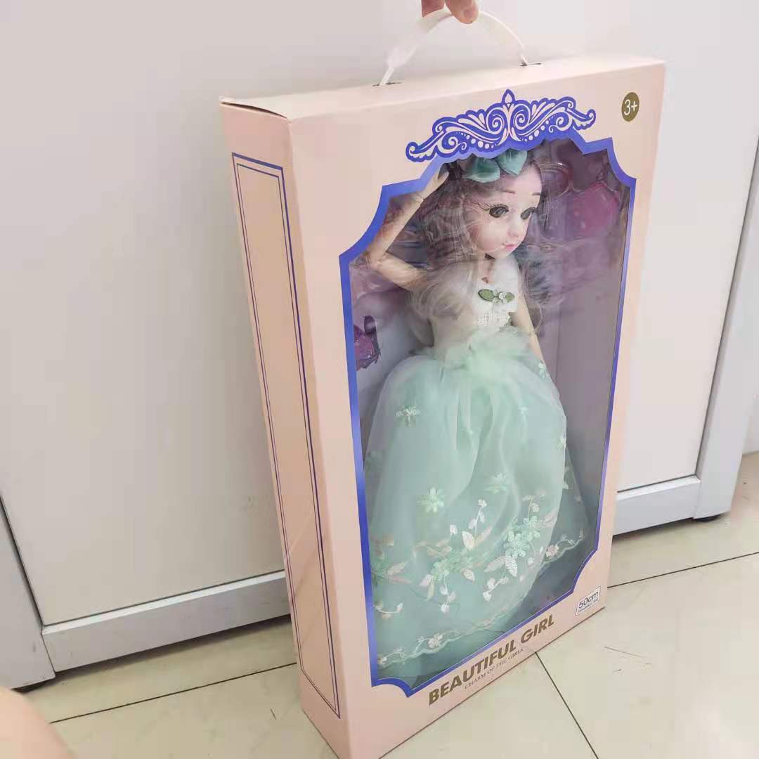 50 cm exquisite gift box, DIY Barbie doll box, girl play house gift, wedding dress gift box, children's toy Specification image