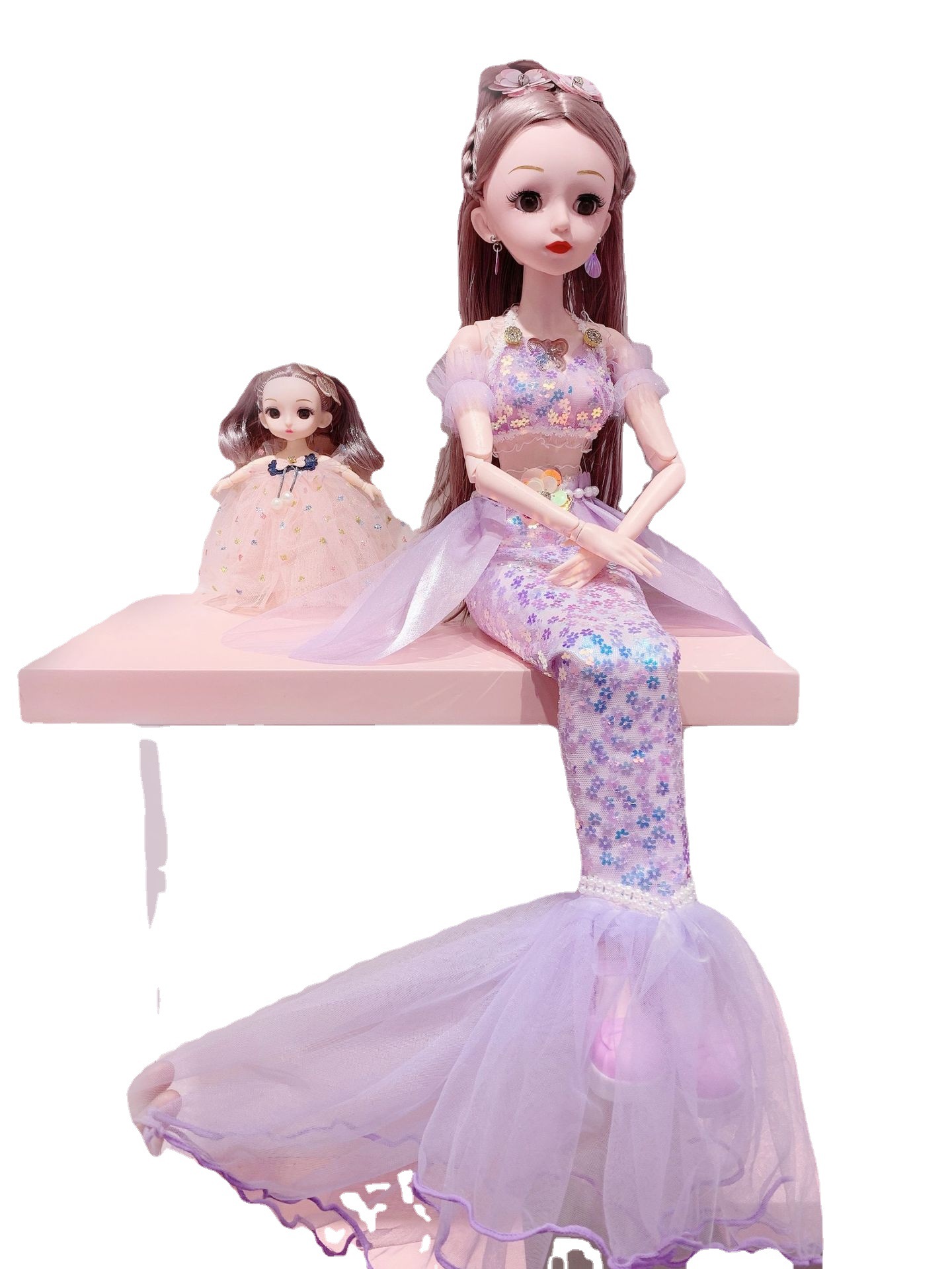 Factory wholesale of large 60-centimeter Barbie dolls, mermaid wedding dresses, princess sets, children's toys and gifts Application Scenario