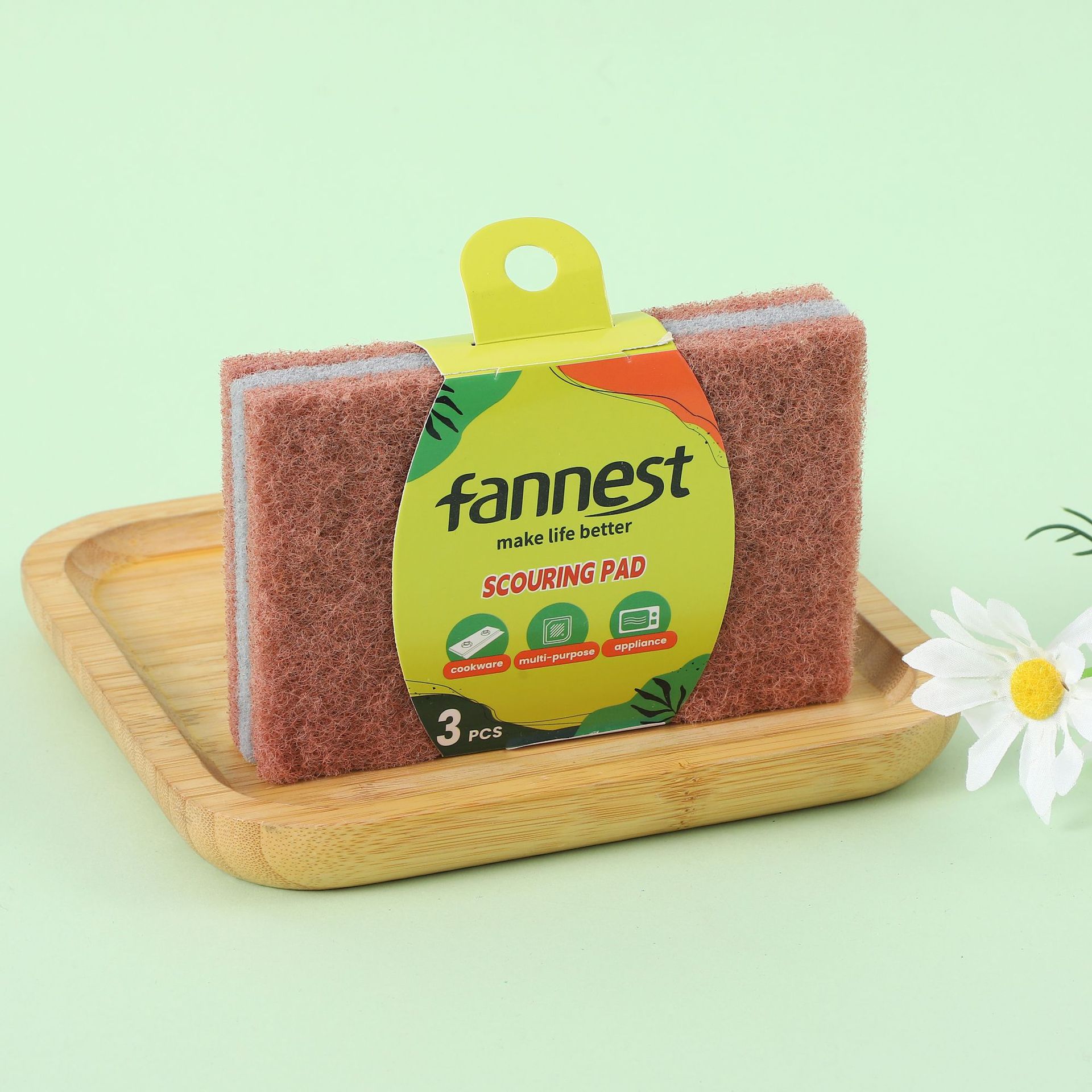 丝瓜络3-8cm/厨房用纸加厚/抹布厨房用纸干湿两用/椰壳碗/棉片细节图