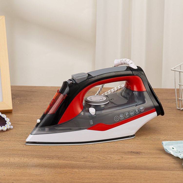 蒸汽电熨斗 欧规现货蒸汽电烫斗外贸便携电熨斗白底实物图