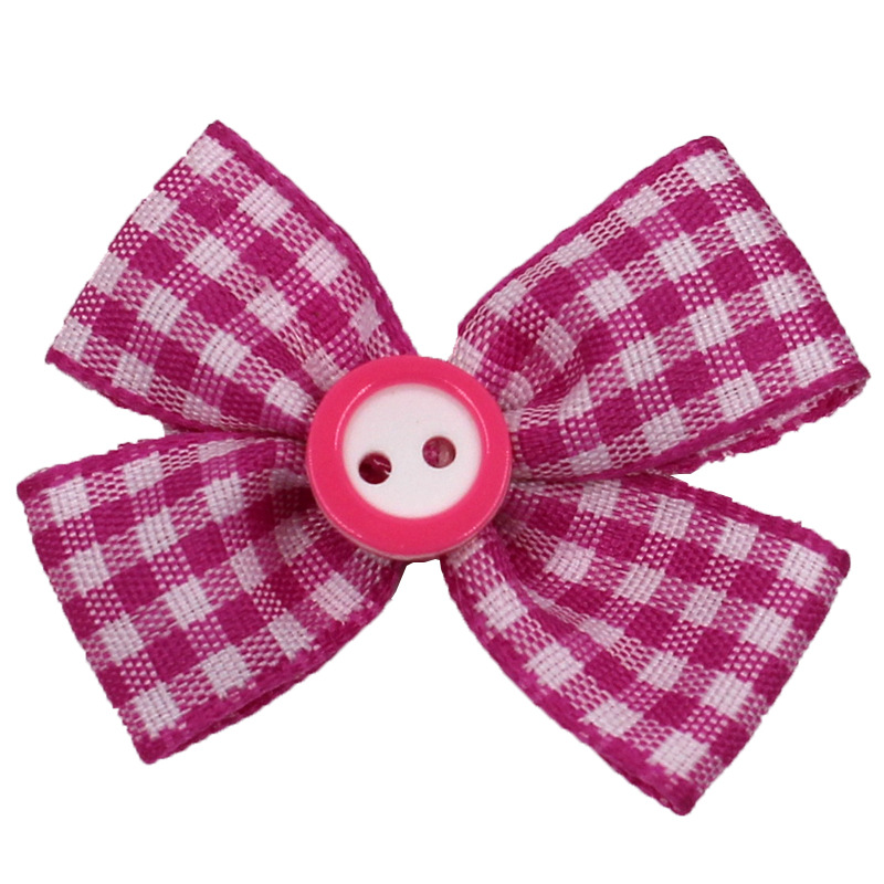 Checkered bow, sticky button, checkered band, striped band, handcrafted clothing video, bow, flower seed Application Scenario