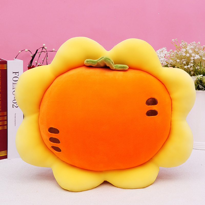 Factory wholesale sunflower throw pillows, home throw pillows, office nap air conditioner covers, children's plush toys Application Scenario