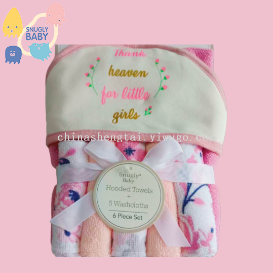 棉麻浴巾/新生儿婴儿浴巾/浴巾宝宝连帽沙滩/棉麻纱布浴巾/桌布细节图