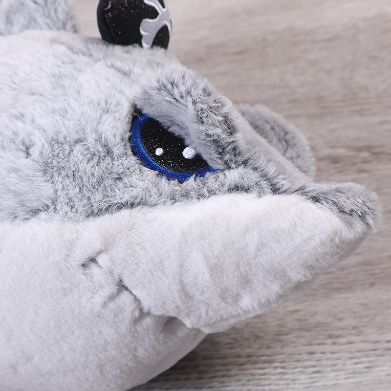 海洋馆礼品海盗鲨鱼 海洋世界公仔玩偶毛绒玩具定制 儿童安抚玩具细节图