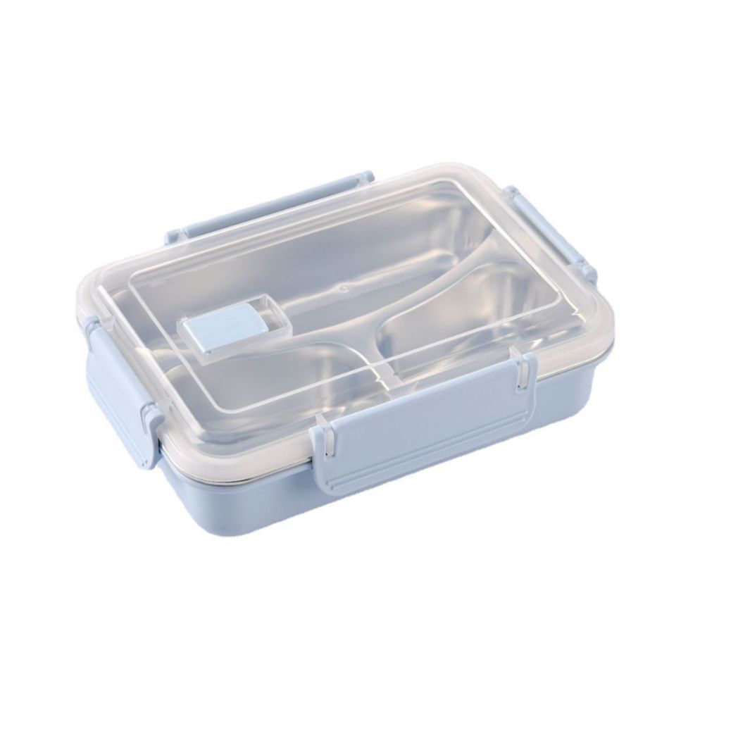 304 stainless steel lunch box, rectangular lunch box, student round lunch box, double-layer compartments lunch box Application Scenario