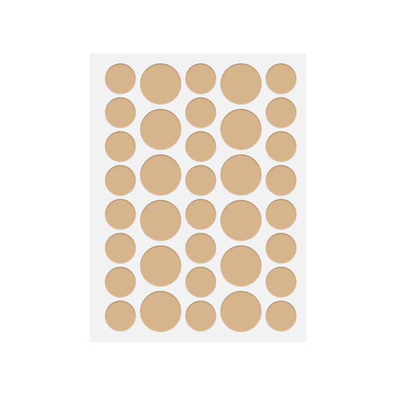 彩色痘痘贴PE圆形肤色痘痘贴隔离遮瑕痤疮贴