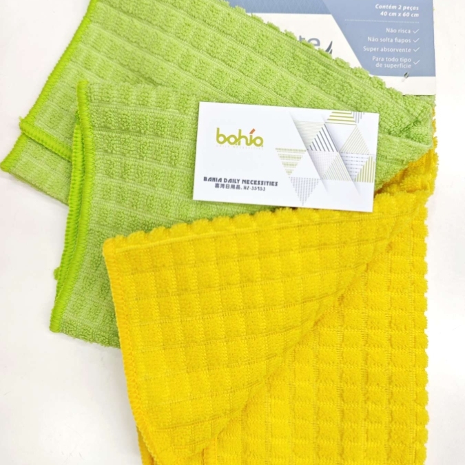 Square grid lockstitch tea towels, kitchen cleaning cloths, dishcloths