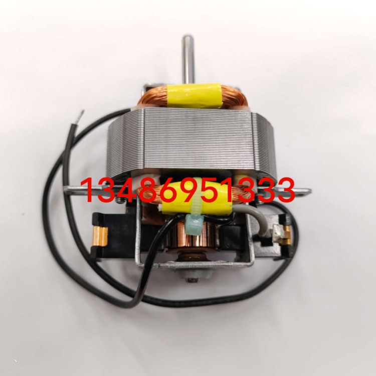 Hair dryer motor: 220 power single-phase series-excited motor, high-speed motor, hair dryer motor, motor accessories details Picture