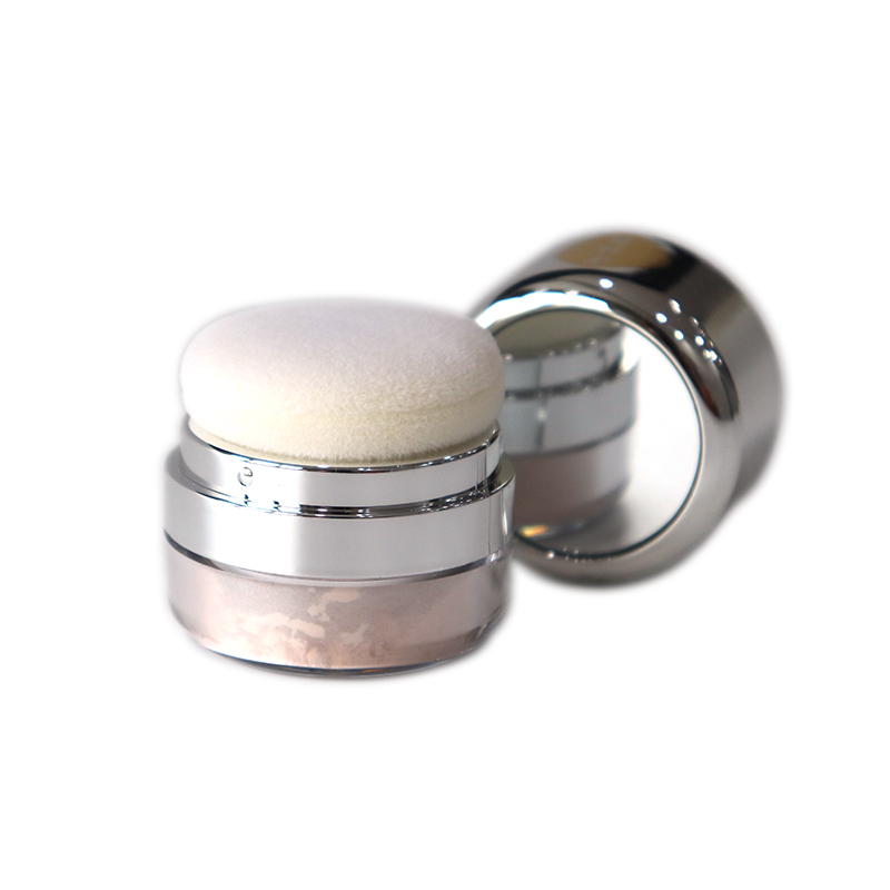 Customized logo mini private brand mineral makeup setting powder palette long-lasting matte flour waterproof