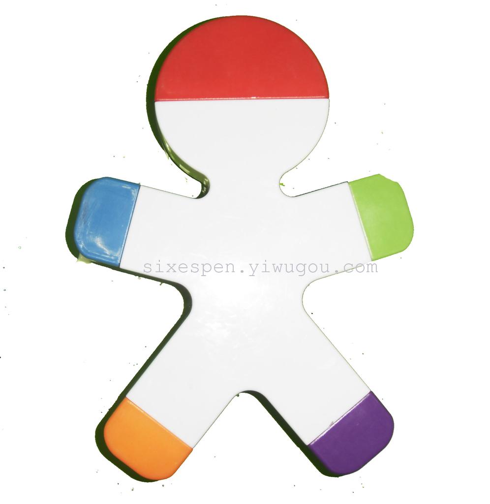 Four-color ribbon brush, printable LOGO teddy bear gift highlighter Specification image