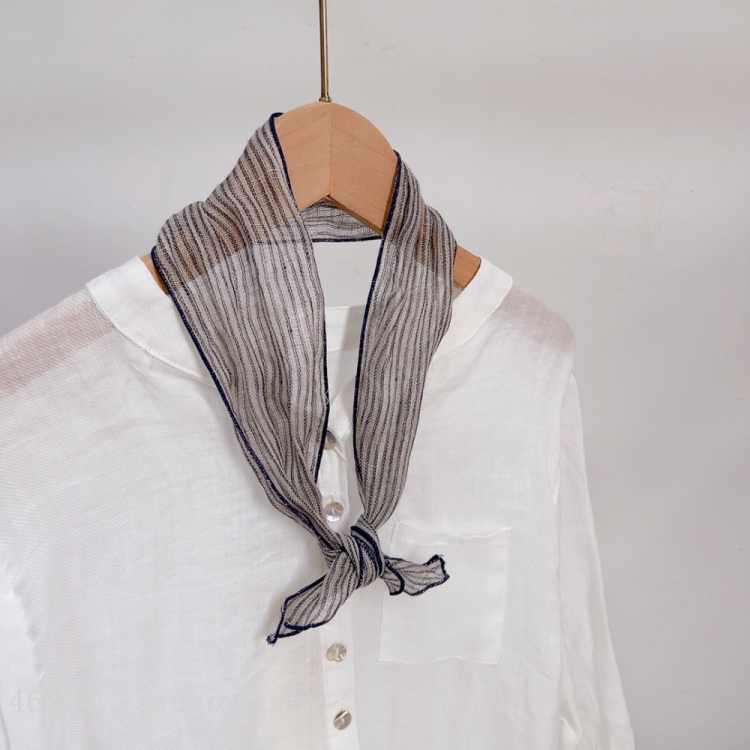 Cross-border scarf wholesale, e-commerce live streaming, supply chain, linen small scarves, thin scarves Item Picture