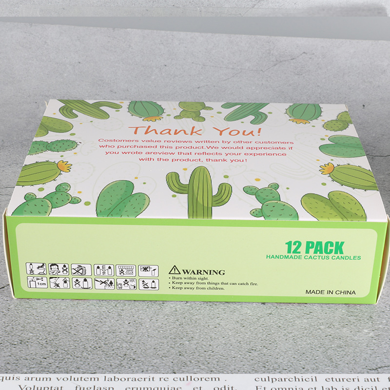 Amazon's new craft smokeless candle, a simulation of succulent plants and cactus candles, is available for wholesale from the manufacturer Item Picture