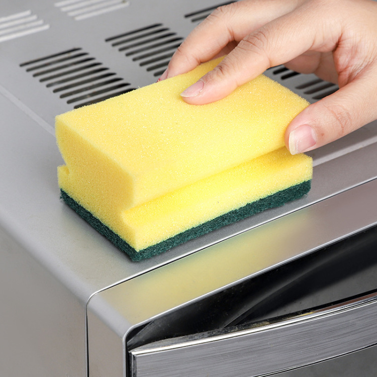 7 pieces of kitchen dishwashing, scouring pads, pot scrubbing cloths, cleaning sponges, and I-shaped grooved design Specification image