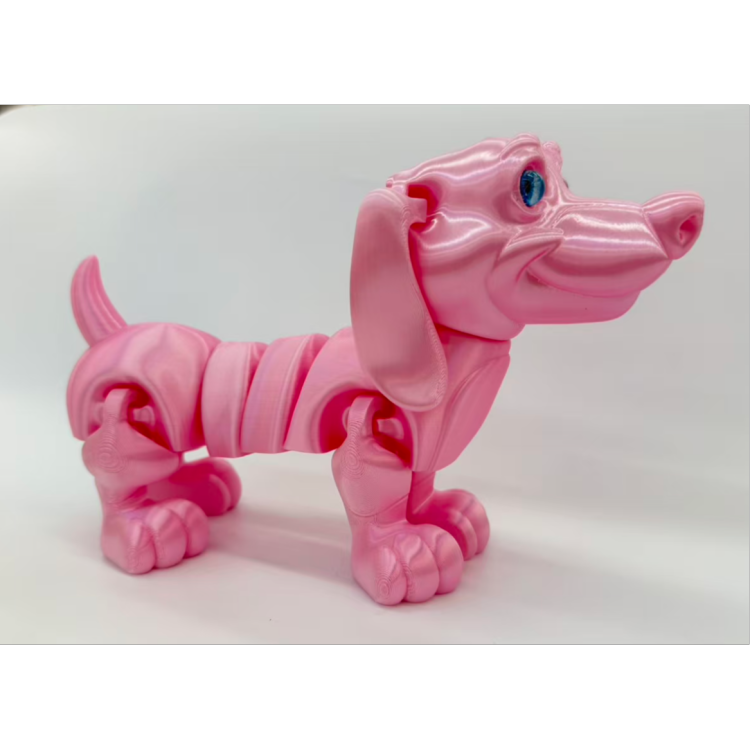 21*11cm3D打印腊肠小狗玩具模型可动创意玩具细节图