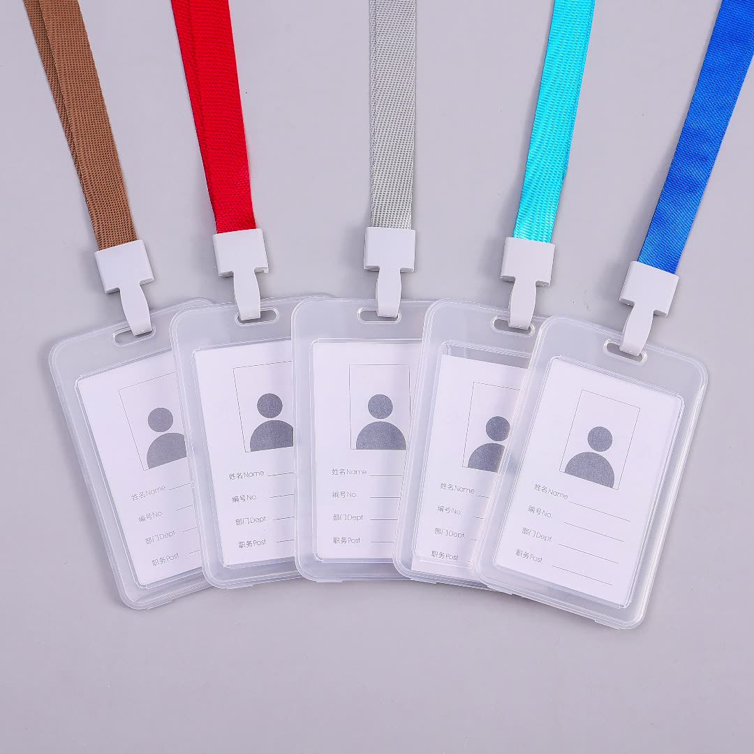 Color lanyards tarjetas tarjetas de trabajo piezas de tarjetas de trabajo tarjetas de puerta tarjetas de embarque tarjetas transparentes