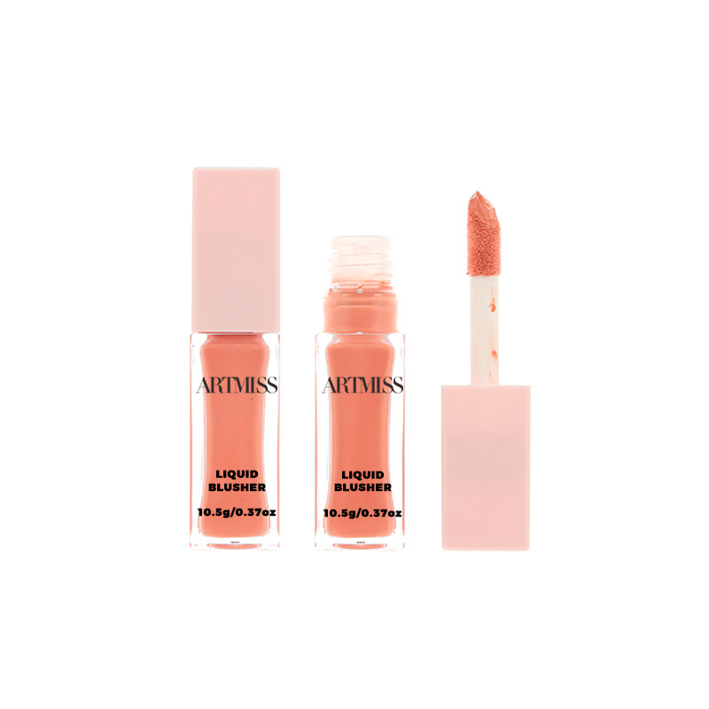 Atomic Kitten Two-color gradient Blush naturally brightens the purple-blue effect contour modification effect Specification image