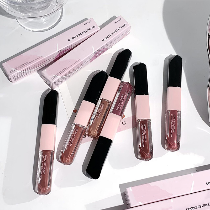 Waterproof and long-lasting lip gloss, containing moisturizing ingredients, vegan formula, high color rendering Specification image