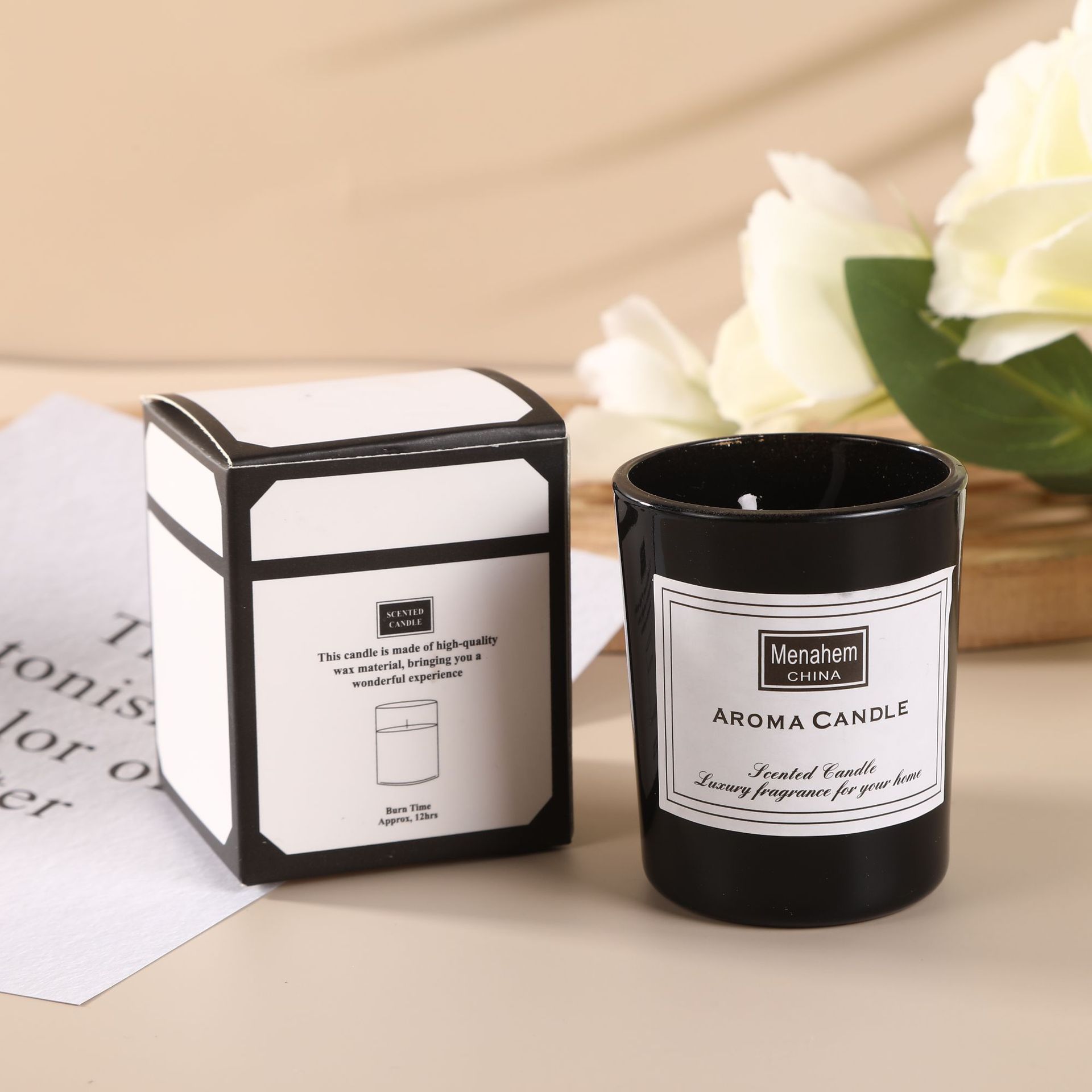 小众高级感香薰蜡烛家用ins风高级伴手礼室内卧室香氛大豆蜡精油