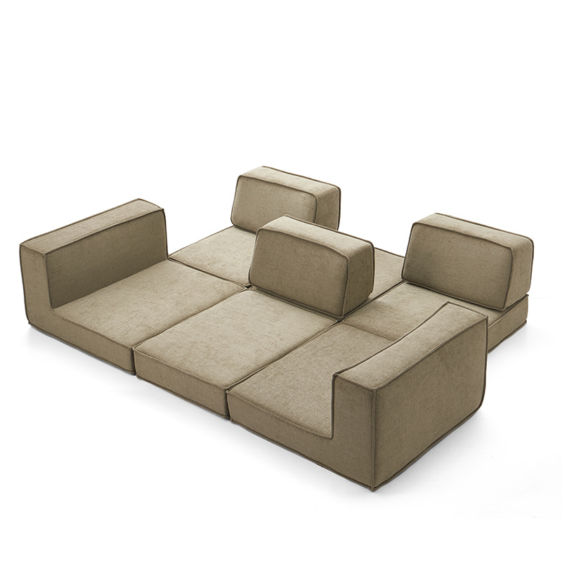 Factory-customized all-sponge vacuum compressed sofa, foldable Italian-style multi-functional sitting and sleeping room for small-sized living room