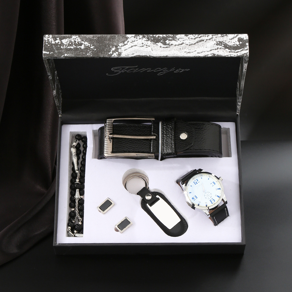 Luz transfronteriza lujo de gama alta tapa abierta caja de regalo de negocios para hombres regalo de festival de otoño de medio grado acompañante de lujo caja de regalo de mano conjunto de regalo Specification image