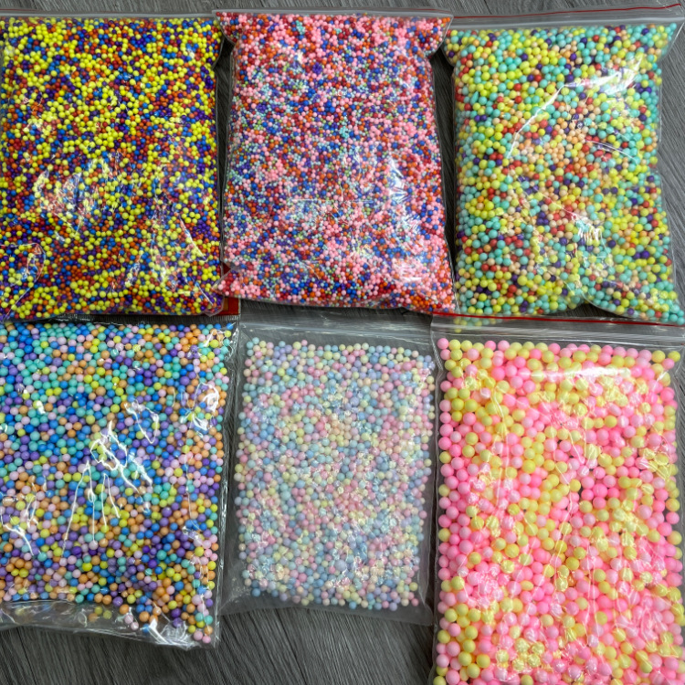 Lazy sofa filling, comfortable throw pillows filled with dense and colorful foam particles, children's early education DIY, eco-friendly polystyrene Specification image