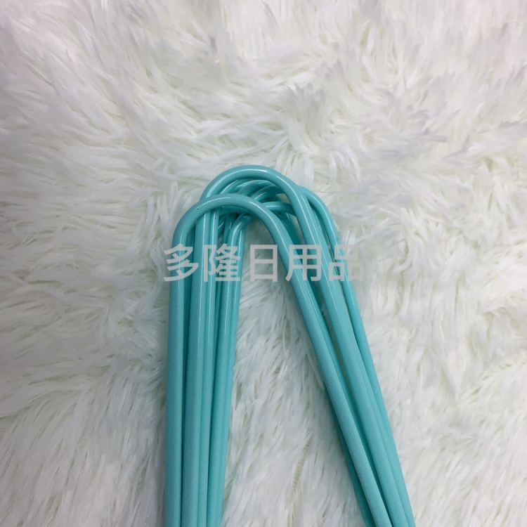 0057 Thickened and thickened clothes hanger, plastic clothes hanger, girls' clothes hanger, dormitory clothes hanger, family clothes hanger Specification image
