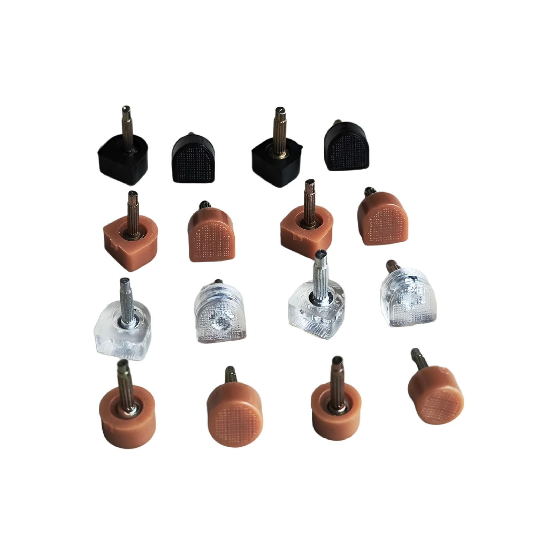 The heels of the high heels are studded and durable, and the heels are made of natural leather for anti-slip purposes. The heels are thick and thin, and the black apricot color is transparent Application Scenario