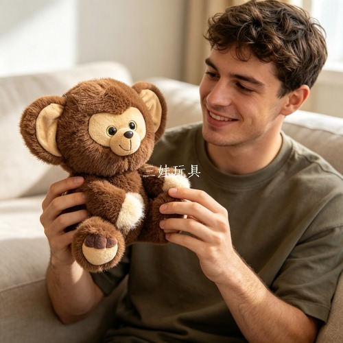 Transfronterizo nuevo mono bondadoso orangután animal del bosque juguete de peluche muñeca zoológico regalos al por mayor details Picture