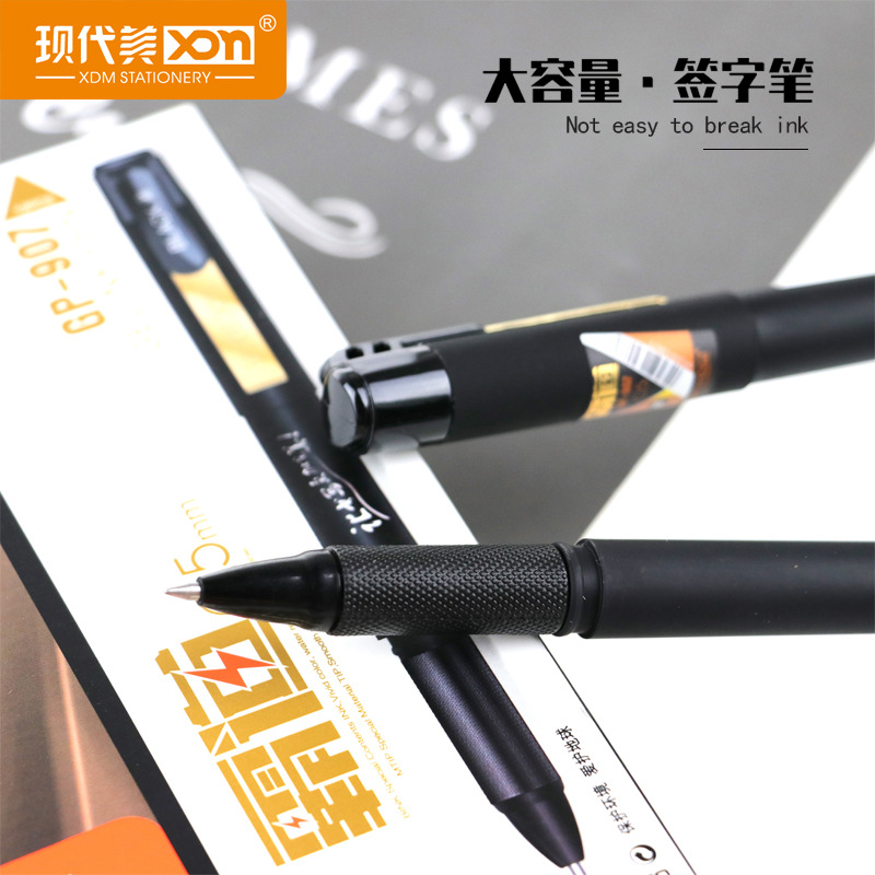 Modern Beauty 907 Large-capacity 0.5mm test gel pen, Office water-based pen, business signature pen, teacher's correction pen Application Scenario