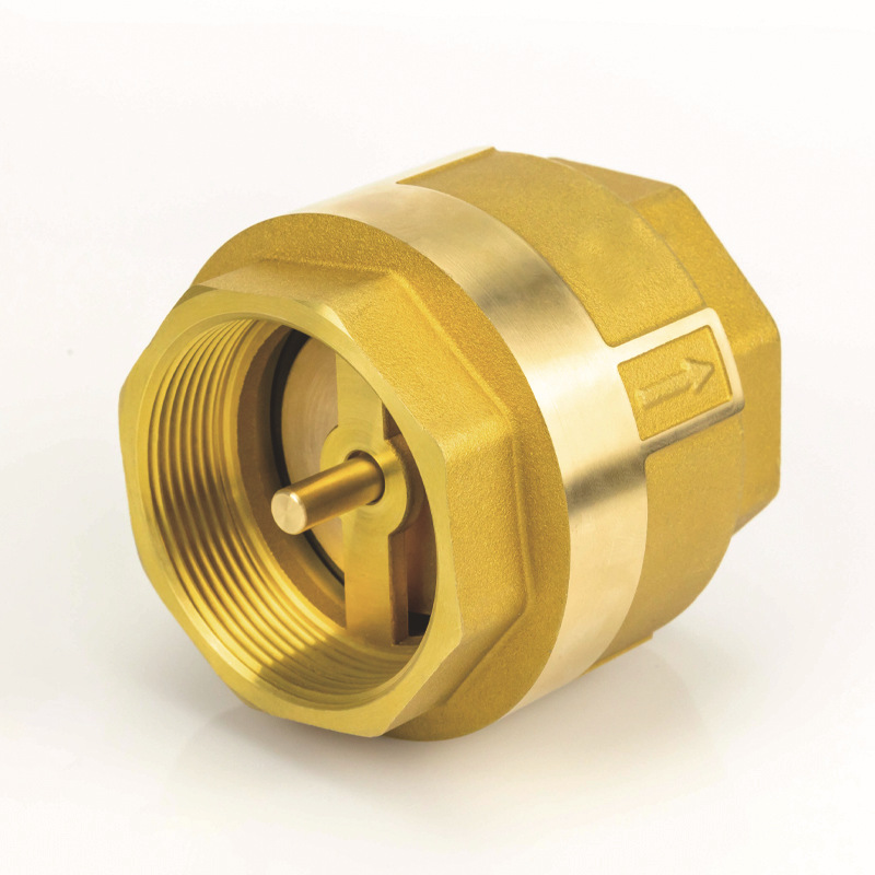阀门止回阀内螺纹黄铜止回阀铜芯止逆阀弹簧立式球阀内丝单向阀