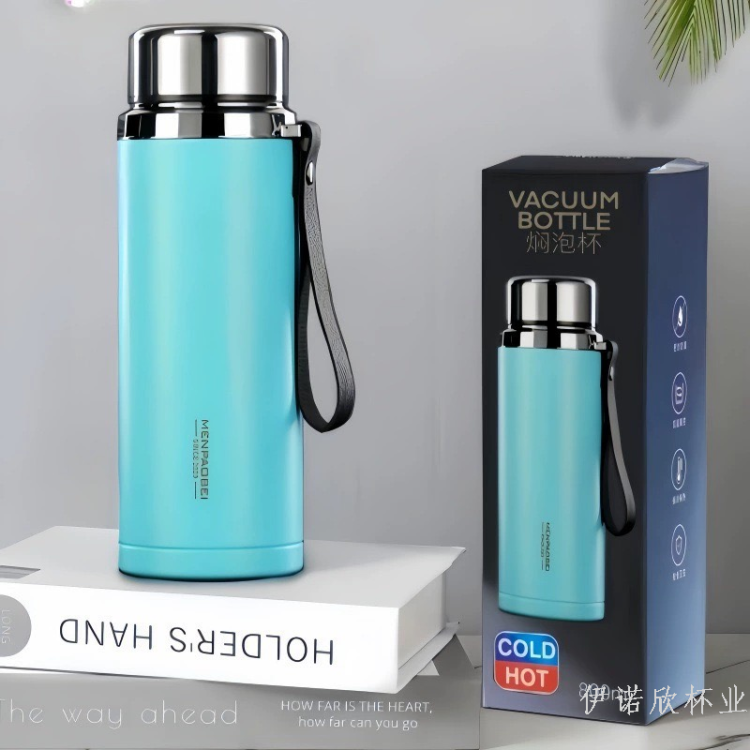 New large-capacity stainless steel insulated cup, high-end office and business cup, outdoor rope lifting sports, high appearance level water cup, insulated cup, water cup, drinking water insulated cup Application Scenario