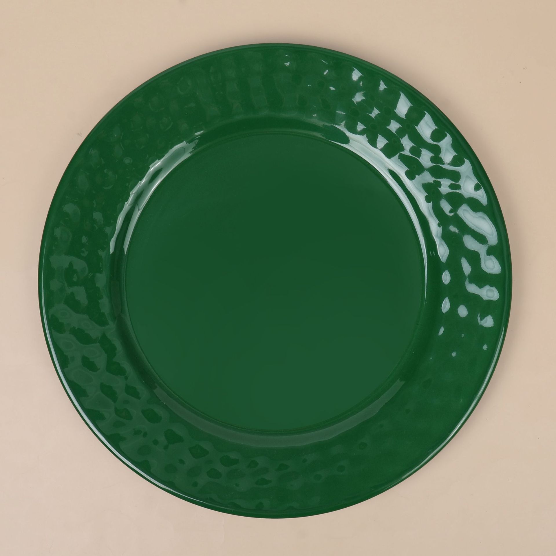 Export melamine tableware, melamine plates, round corrugated plates, white printed plates, imitation porcelain plates, 5 inches, 6 inches Specification drawing