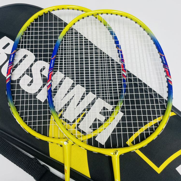 双拍羽毛球球拍套装初学训练批发团购
