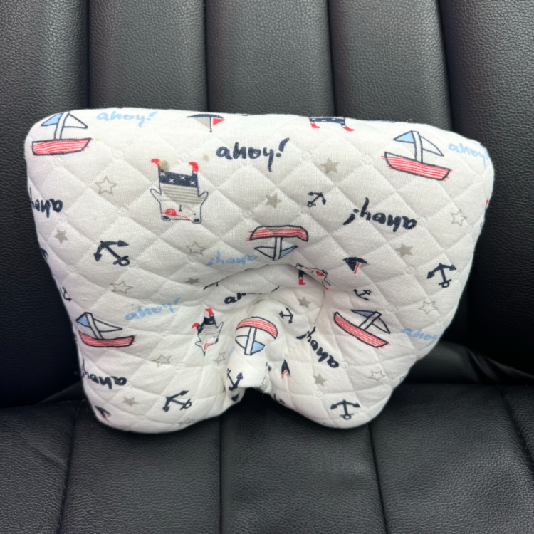 婴儿枕头冬季婴幼儿a类豆豆绒儿童枕头可爱男女宝宝婴童枕芯产品图