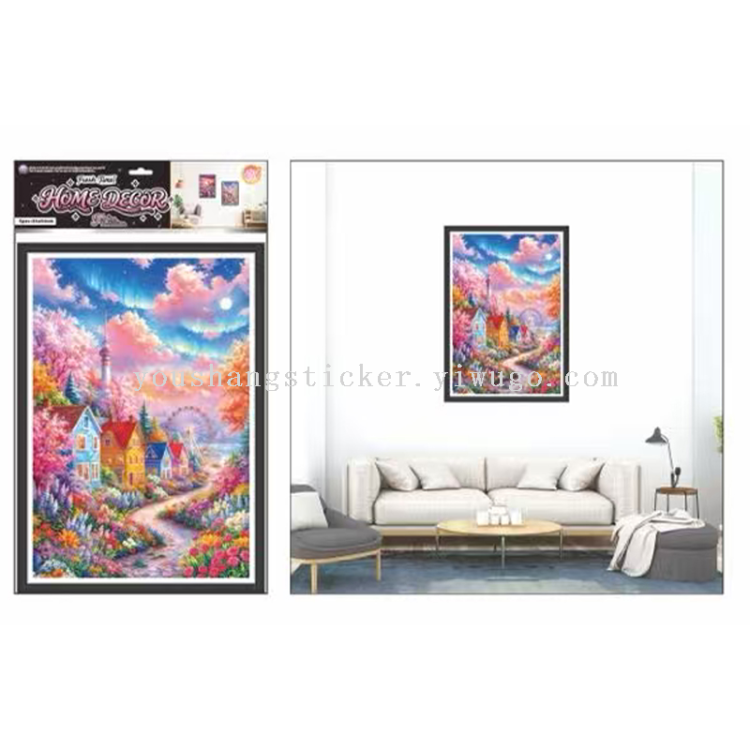 ويلصق الجدار المناظر الطبيعي الجميل ملصقات ذاتية الإلتصاق بالمناظر الطبيعية الأوروبية Specification image