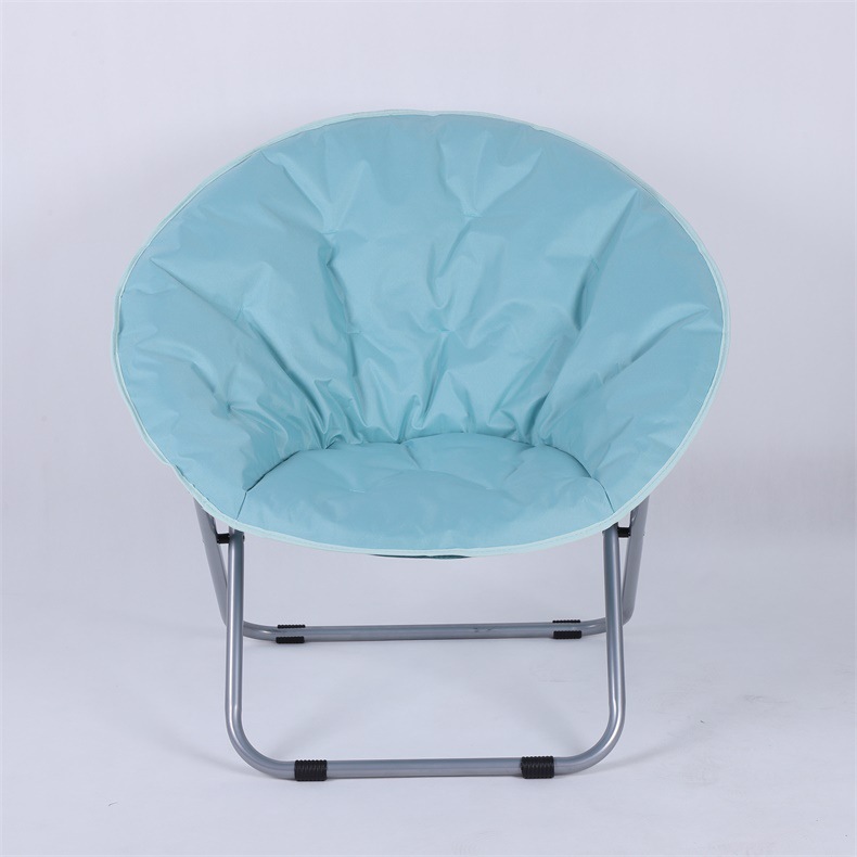 Cross-border simple and casual indoor moon chair, foldable balcony lunch break adult sofa chair, dormitory single small sofa details Picture