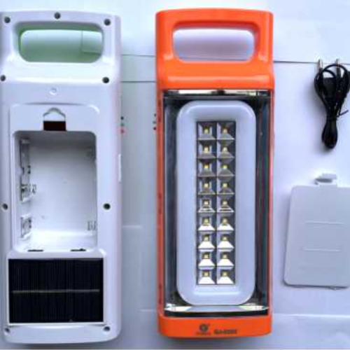 大号太阳能充电干电池带插头户外手提应急灯