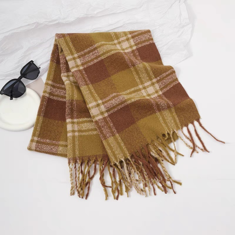 Wholesale of cross-border scarves in stock, e-commerce live streaming, supply chain, autumn rain and mist Item Picture