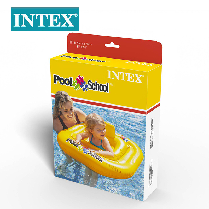 INTEX56587 Baby seat ring, swimming ring, thickened double-layer protective ring for children, water play products for toddlers Specification image