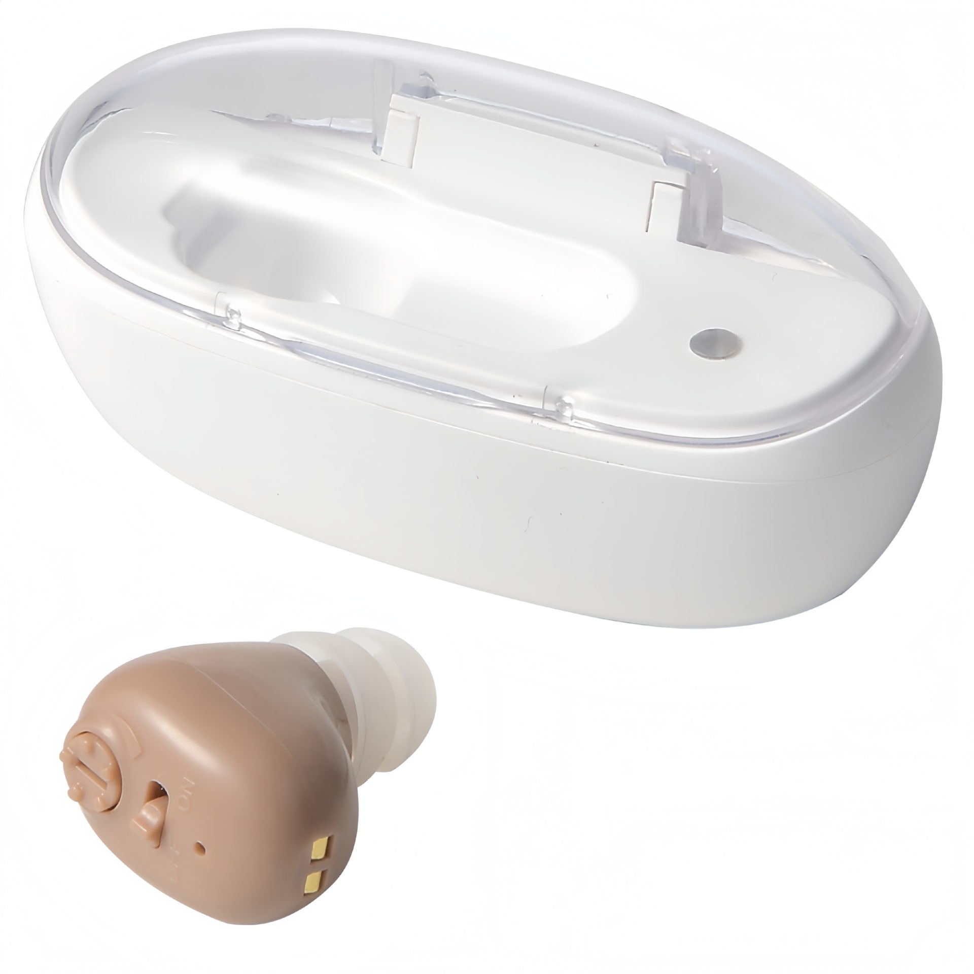 The foreign trade rechargeable in-ear Hearing Aid is a compact sound amplifier for the elderly Specification drawing