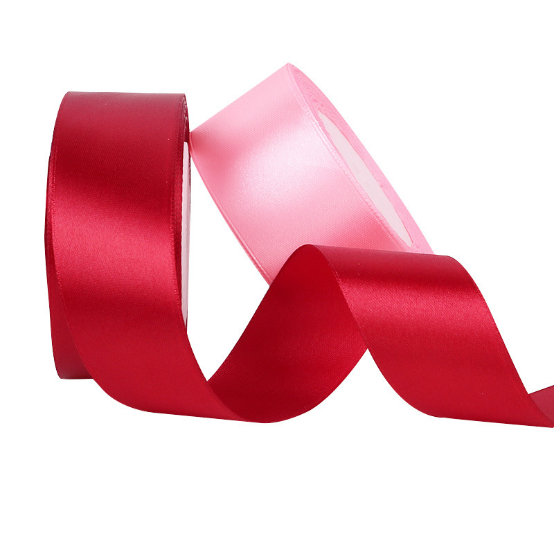 Colored polyester ribbon Satin Ribbons 3.8cm ribbon cake packaging webbing is selling well at international station Application Scenario