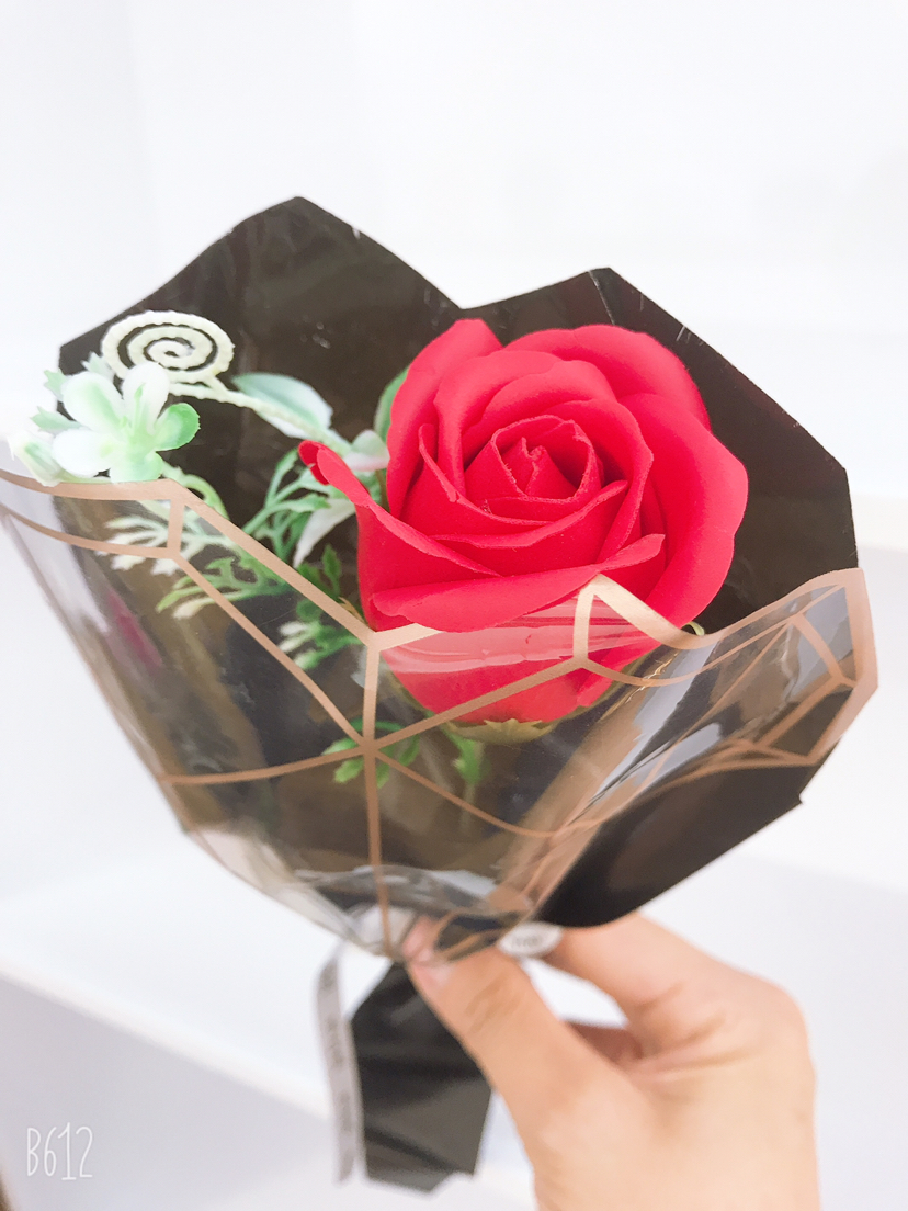 香皂肥皂片/香皂/肥皂花/花杆/塑料玫瑰花产品图