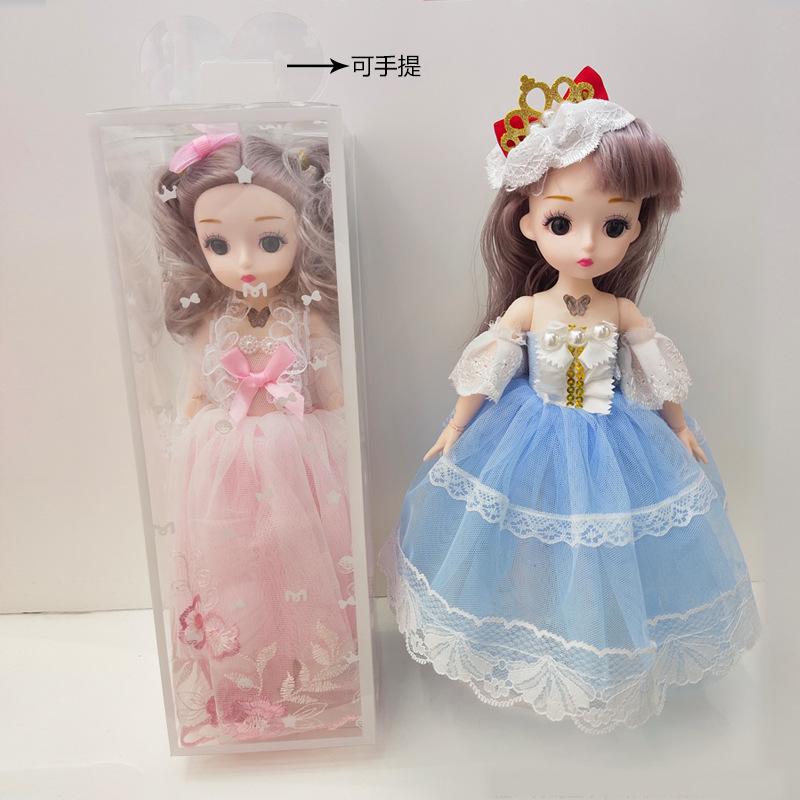 30 cm exquisite PVC box (excluding dolls) DIY Barbie doll box, a gift for girls to play house