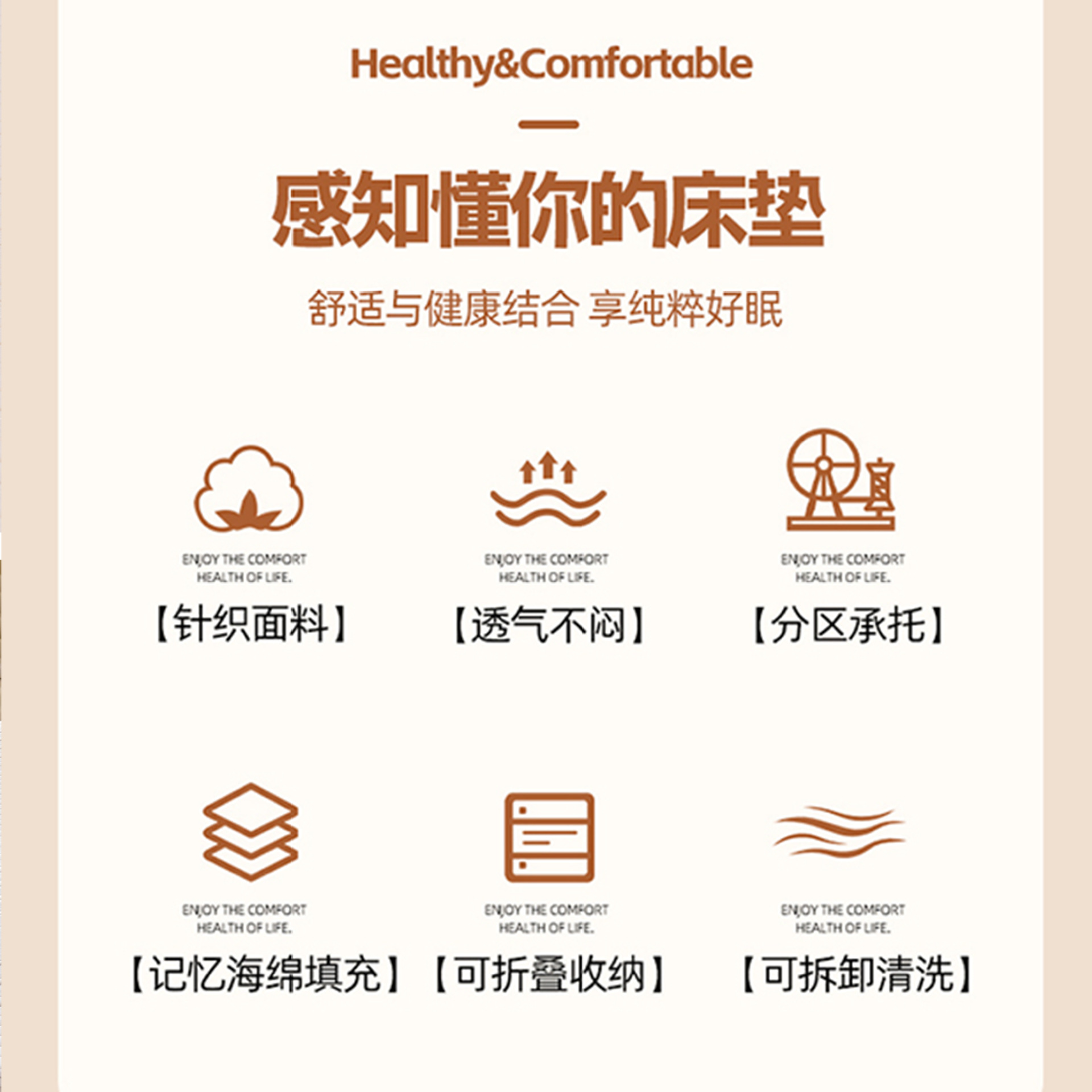 Memory foam mattress, home bedroom tatami, hotel rental, student dormitory single thickened mattress details Picture