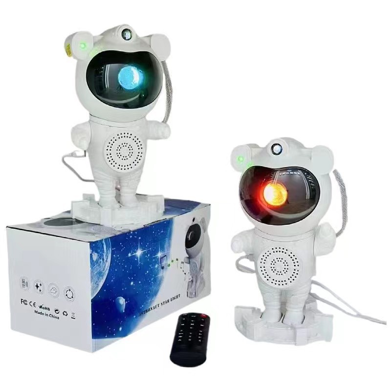 New Bluetooth Astronaut Starry Sky Projection Lamp, Full Sky Star laser projector, Romantic atmosphere Astronaut Night light Item Picture