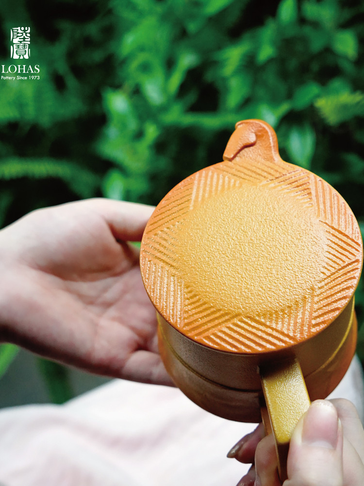 The new product of the Year of the Horse, Lu Bao Ceramic retro mugs, tea cups and coffee cups, handcrafted texture gift box, takes the lead with lid cups Application Scenario