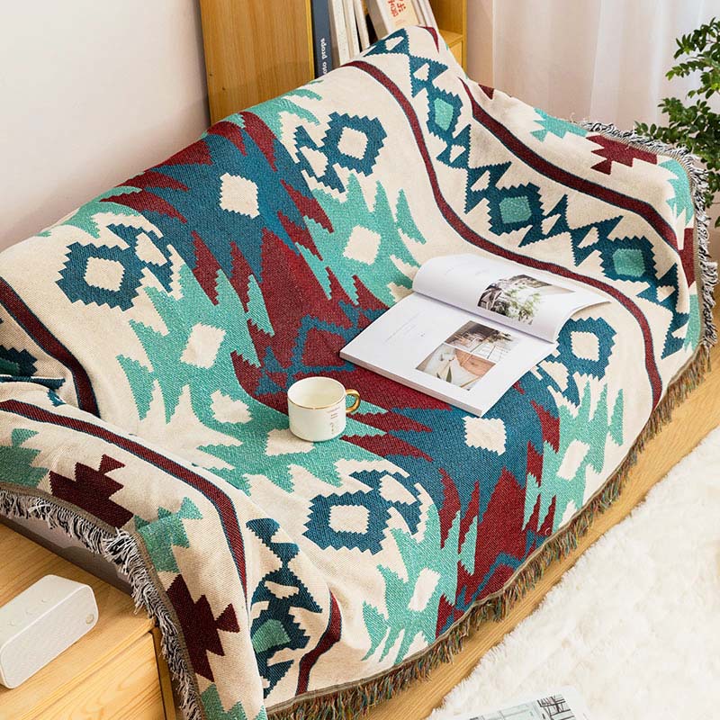 【 Elsie 】 Sofa cover, cross-border American country mat, decorative blanket, nap blanket, dust-proof sofa