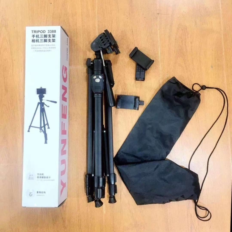 手机三脚架3388落地户外支架蓝牙伸缩拍照支架